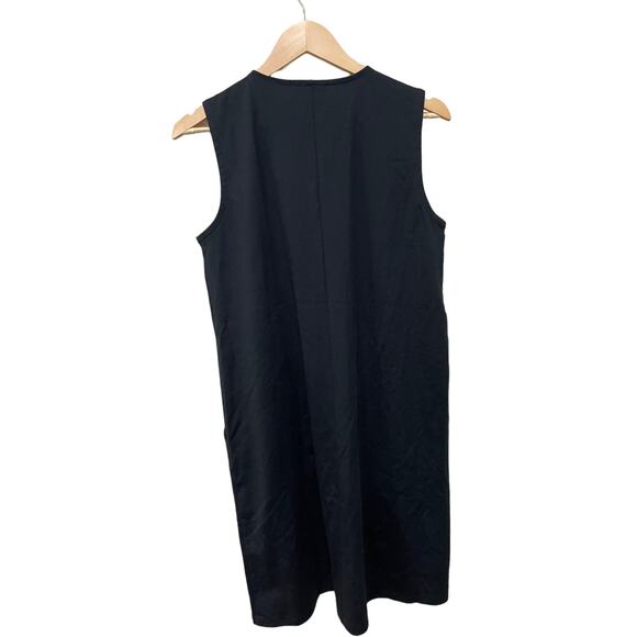 Eileen Fisher Split-Neck Zip-Front Ponte Dress Size XS - Picture 8 of 8